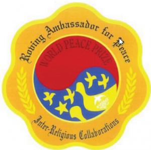 Roving Ambassador for Peace - World Peace Prize Logo
